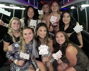 Bride Tribe on Bus