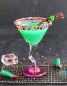 Halloween Cocktail: Melted Witch Martini