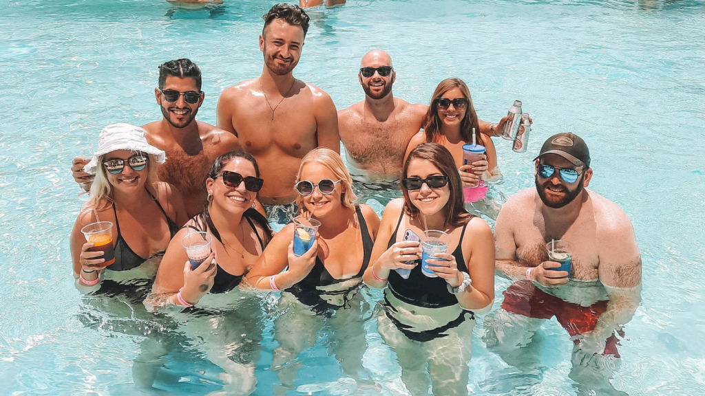 Vegas Pool Party Crawl with VIP-hosted Entry & Open Bar on Party