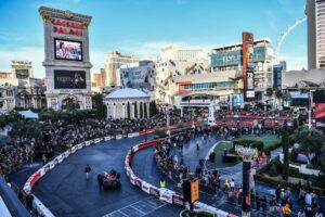 Formula 1 in Vegas with fans