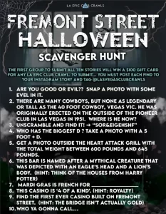 scavenger hunt