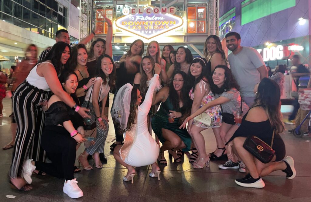 Bride on Fremont Vegas