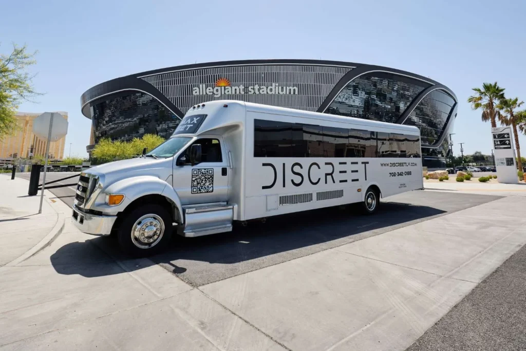 Discreet party bus Allegiant