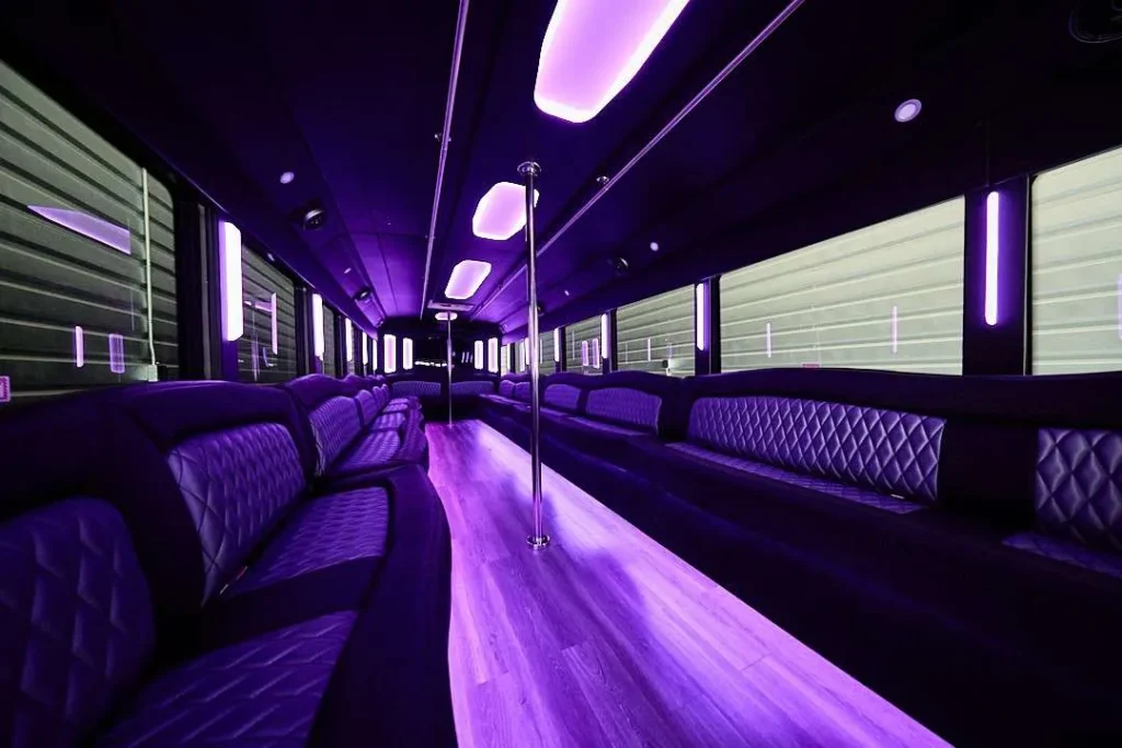 inside Vegas party bus