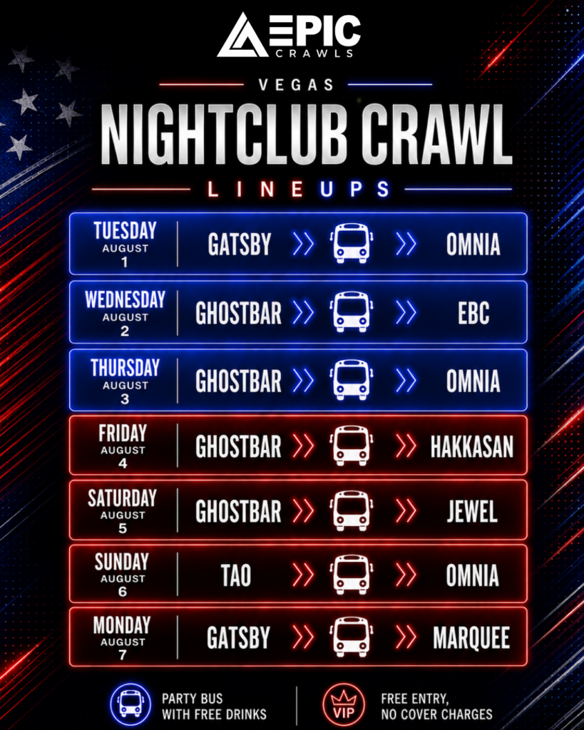 LDW Vegas club crawl